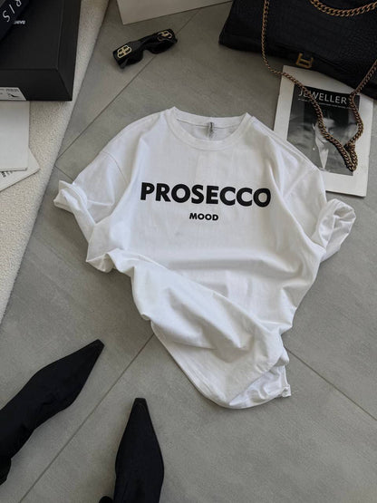 T-shirt "Prosecco" white