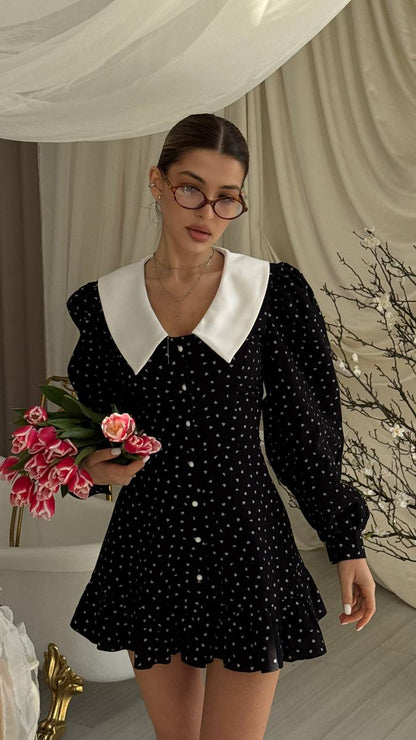 Dress "Scarlet" black