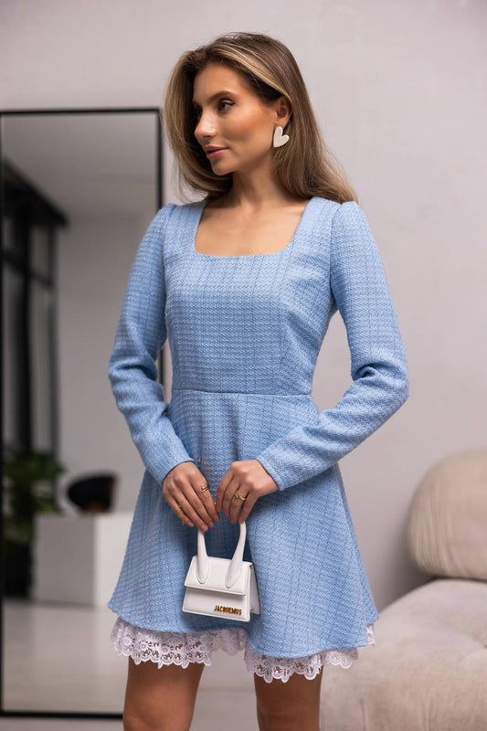 Сукня "Lady Tweed" небесно-блакитна