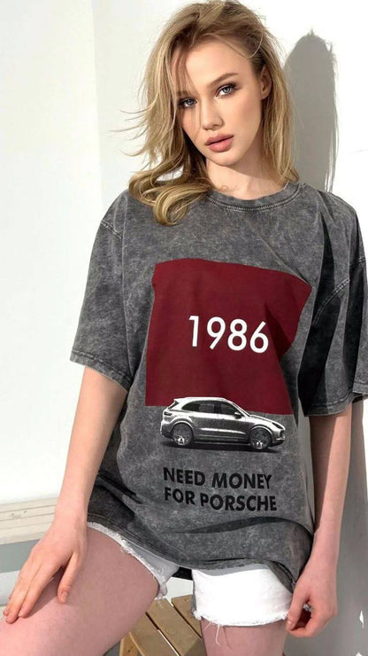 T-shirt "PORSCHE" tay-day