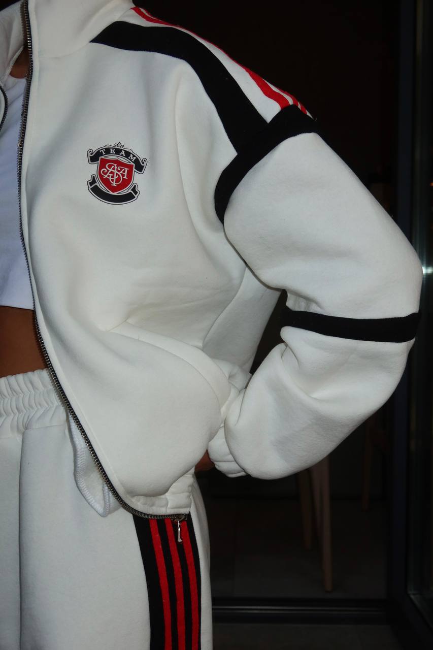 Trainingsanzug „Roux“ milchfarben