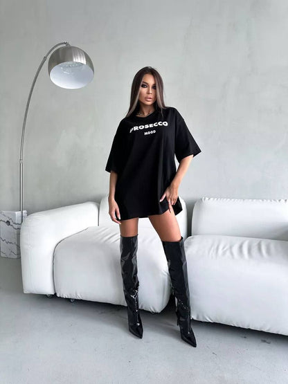 T-shirt "Prosecco" black