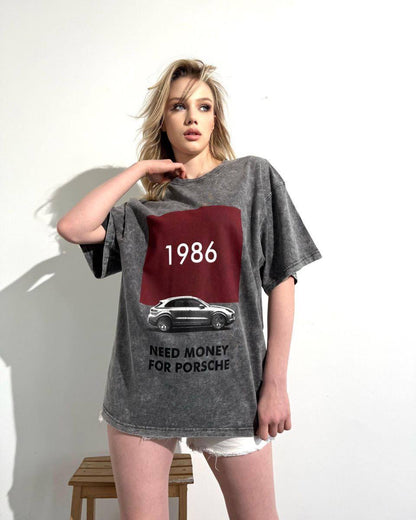 T-shirt "PORSCHE" tay-day