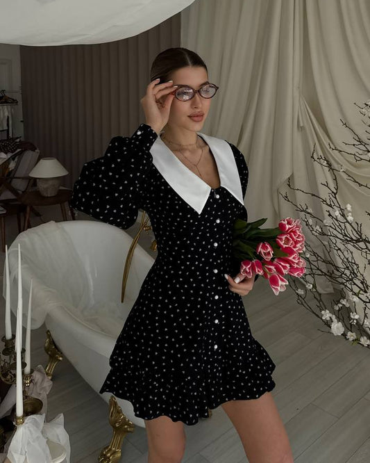 Dress "Scarlet" black