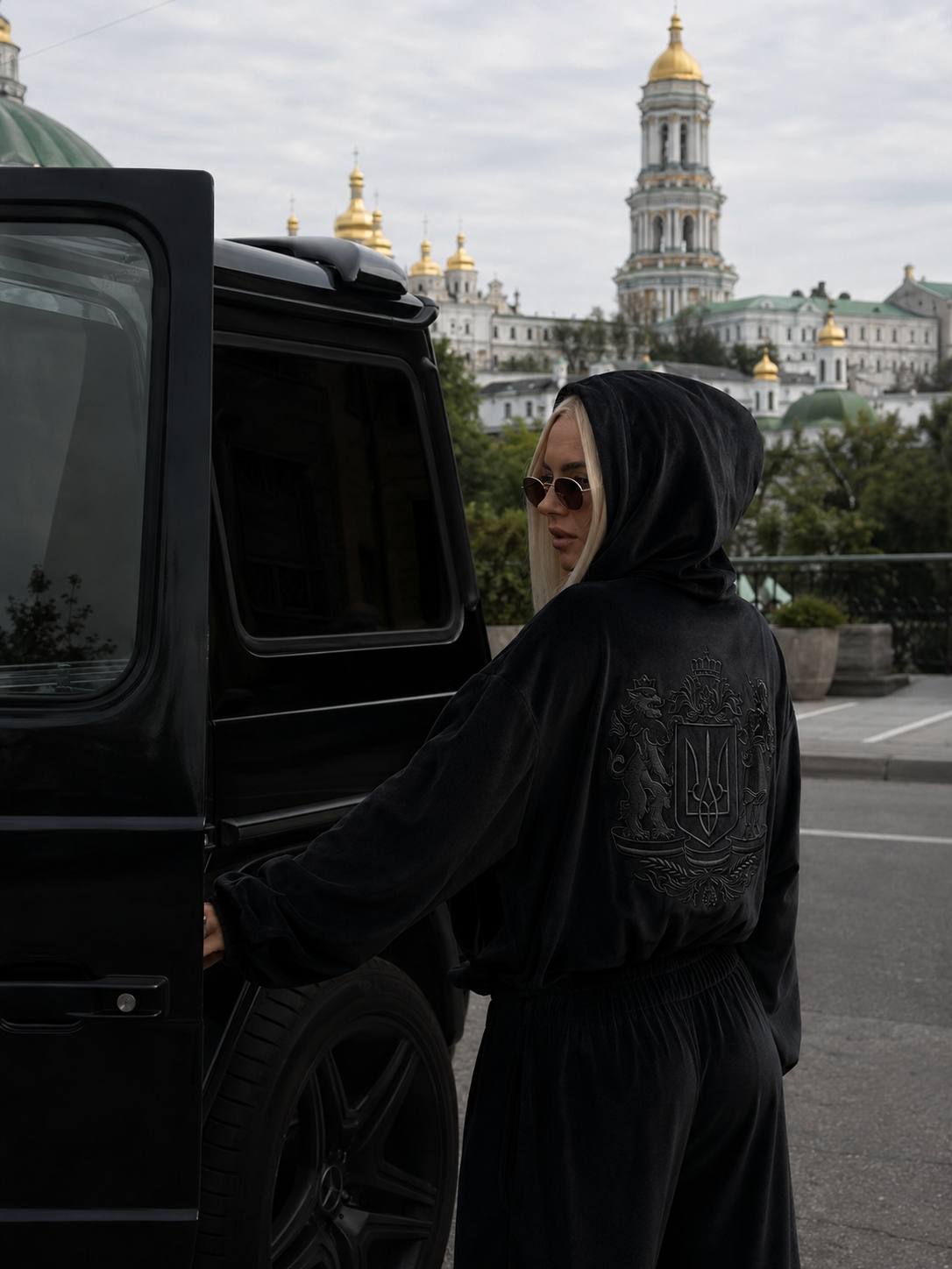 Sportinis kostiumas "Gerb Velour" juodas