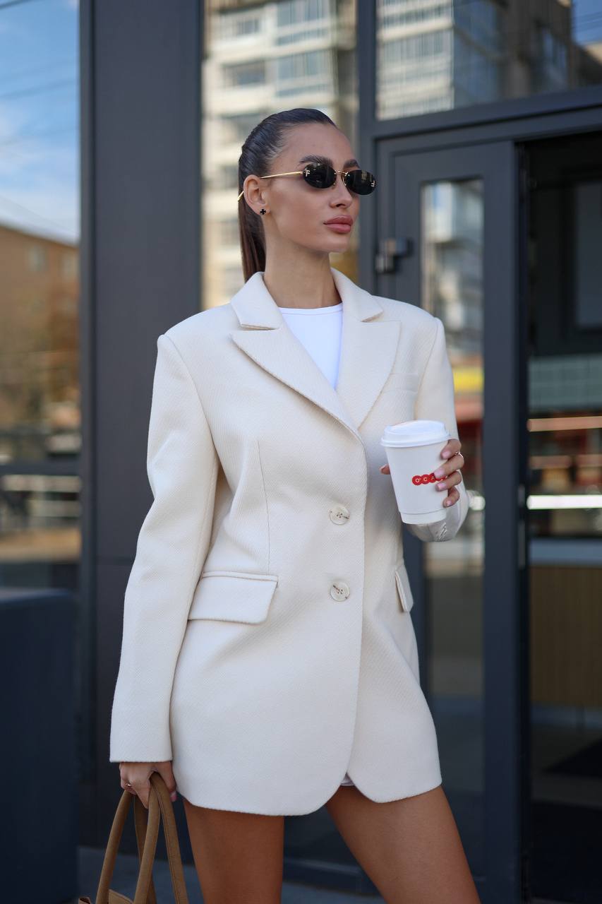 Overcoats "LUX coat" Vanila HOT