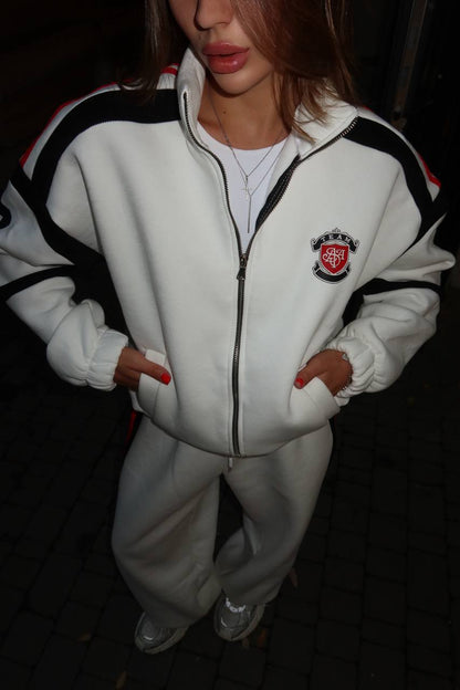 Trainingsanzug „Roux“ milchfarben