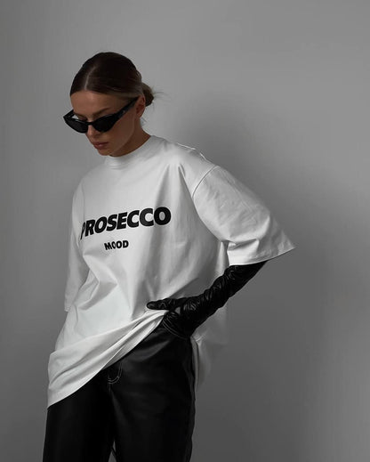 T-shirt "Prosecco" white