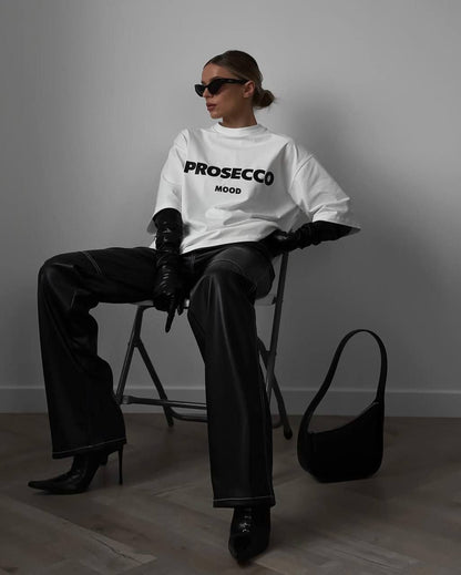 T-shirt "Prosecco" white