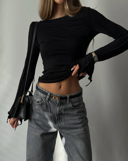 Long "Monika" black