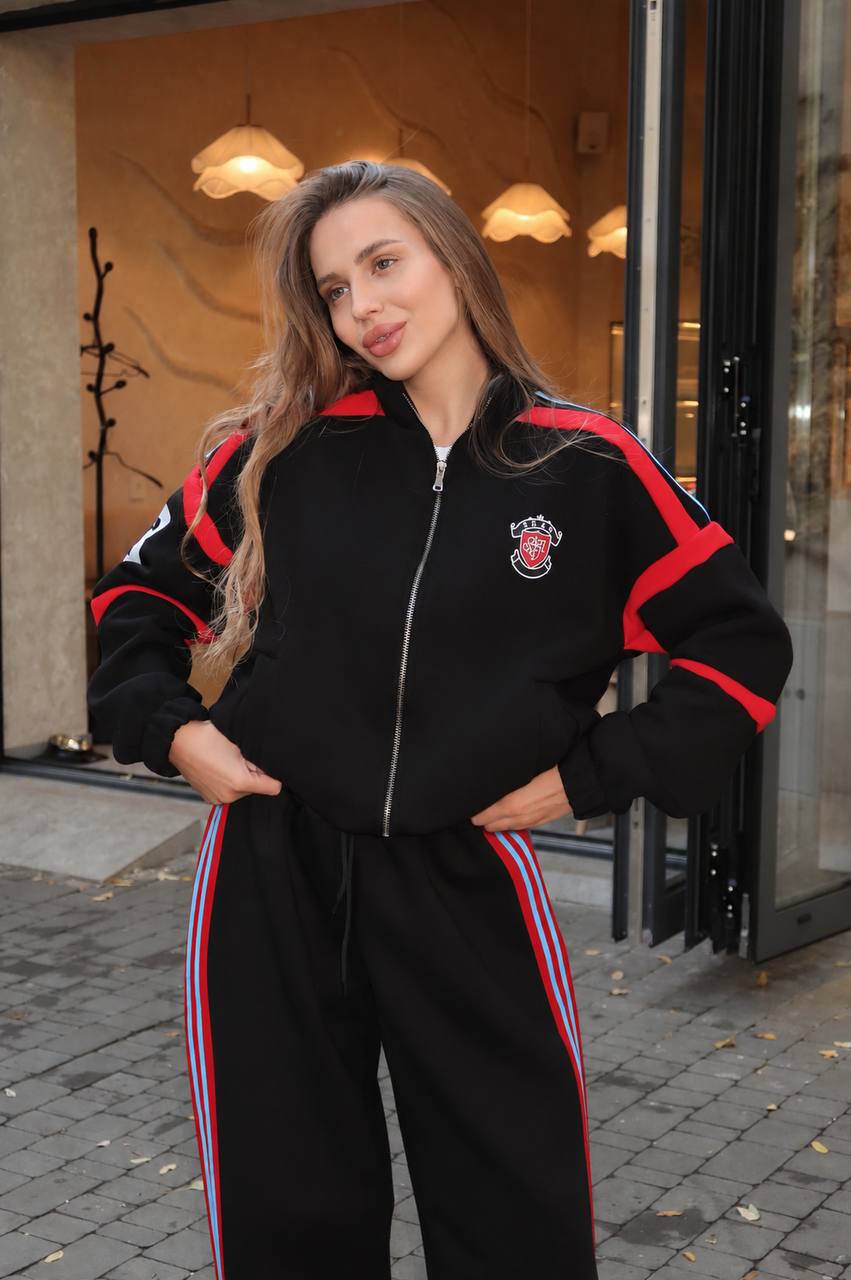 Trainingsanzug „Roux“ schwarz