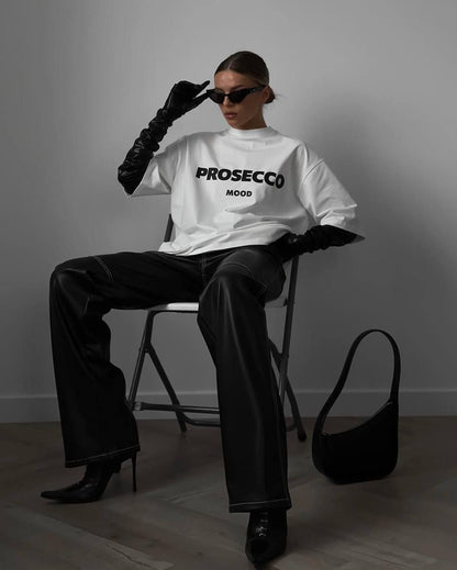 T-shirt "Prosecco" white