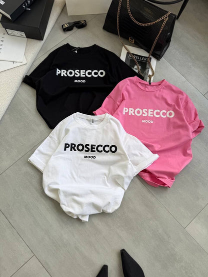 T-shirt "Prosecco" white