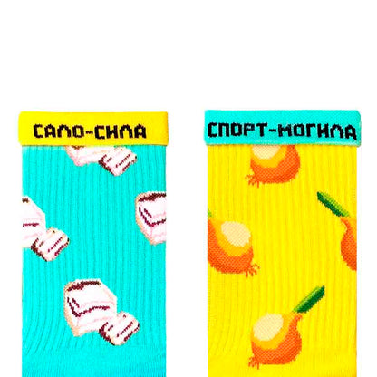 Socks “Salo & tsybulia”